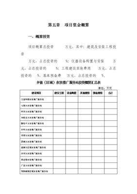農(nóng)技推廣服務(wù)體系項目可行性研究報告與投資建議書